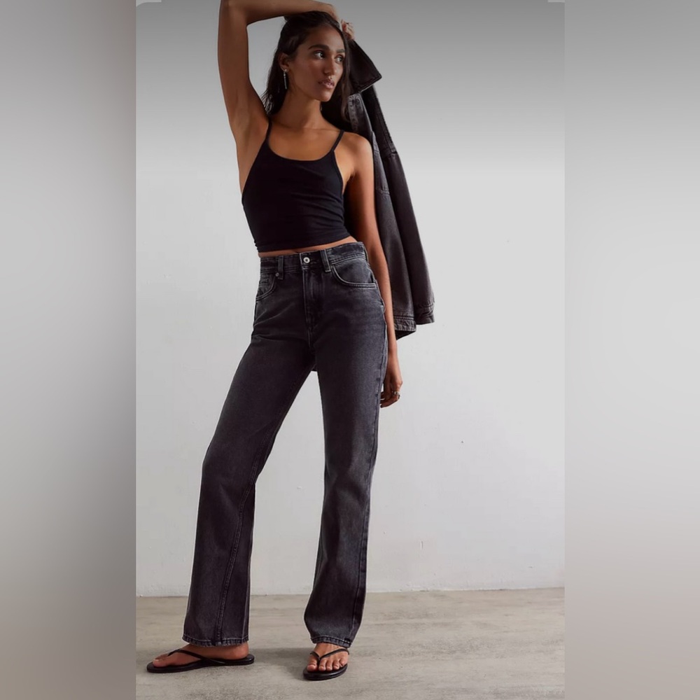 We The Free Xena High Rise Slim Straight Jeans